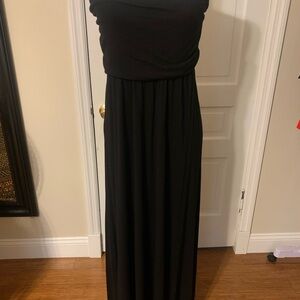 Black strapless dress NWT